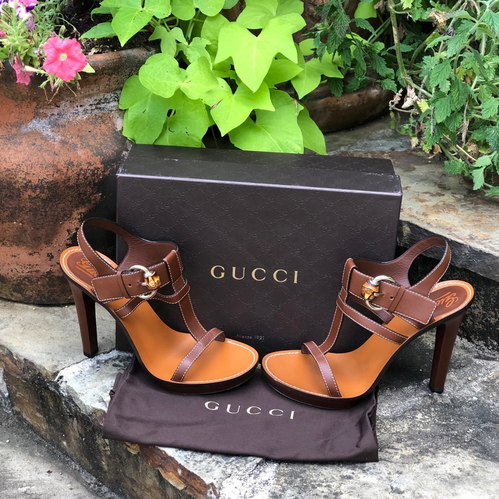 Gucci Platform Horsebit Platform Sandals